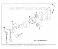 BRAKES, REAR CALIPER
