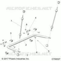 SUSPENSION, REAR STABILIZER BAR
