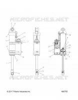 SUSPENSION, REAR SHOCK TRACK