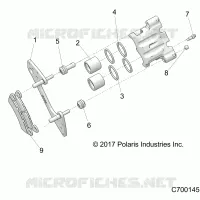 BRAKES, REAR CALIPER