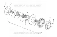 DRIVEN CLUTCH ASSEMBLY XLT/0930767,XLT SP/0930667    XLT SKS/0930567 (4923012301027A)