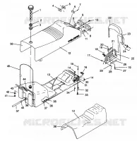 SEAT   GAS TANK TRAIL 0962761, TRAIL TOURING 0962262, AND EUROPEAN TRAIL (4931763176A008)