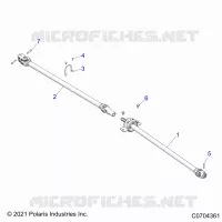 DRIVE TRAIN, FRONT PROP SHAFT