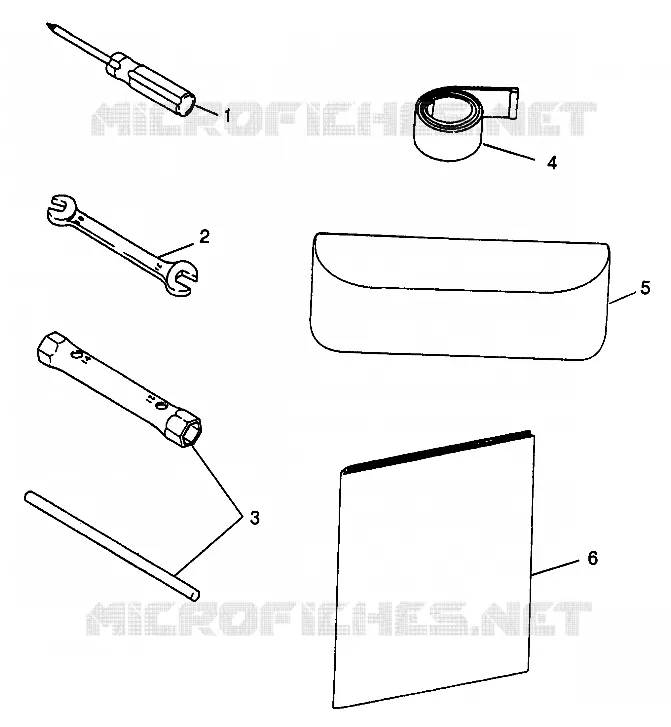 TOOL KIT    ULTRA 0976778 AND EUROPEAN ULTRA E976778 (4938053805C005)