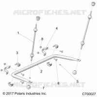 SUSPENSION, REAR STRUT STABILIZER