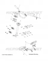 STEERING, HANDLEBAR MOUNTING