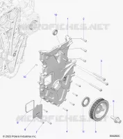 ENGINE, FRONT COVER ASSEMBLY
