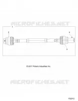 DRIVE TRAIN, REAR PROP SHAFT