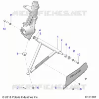 SUSPENSION, A-ARM AND STRUT MOUNTING