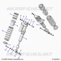 SUSPENSION, REAR SHOCK
