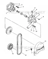 WATER PUMP RXL / 0930768 AND RXL SKS / 0930568 (4922992299031A)