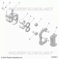 BRAKES, REAR CALIPER