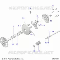 DRIVE TRAIN, PRIMARY CLUTCH