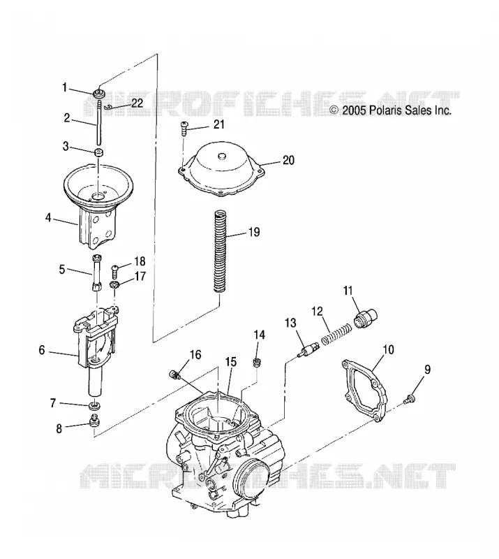 ENGINE, CARBURETOR, UPPER