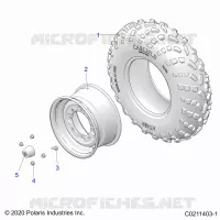 WHEELS, FRONT TIRE