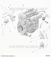 ENGINE, MOUNTING