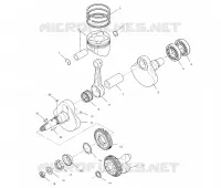 CRANKSHAFT AND PISTON
