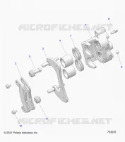 BRAKES, REAR CALIPER