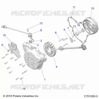 ENGINE, STATOR AND COVER