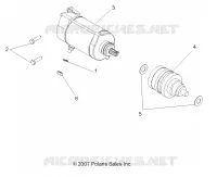 ENGINE, STARTING MOTOR