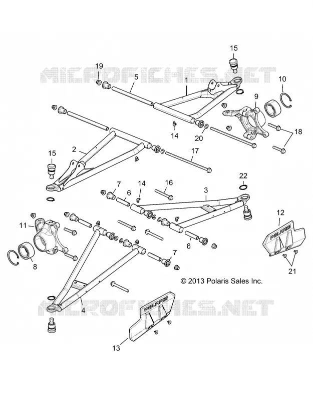 FRONT SUSPENSION CONTROL ARMS