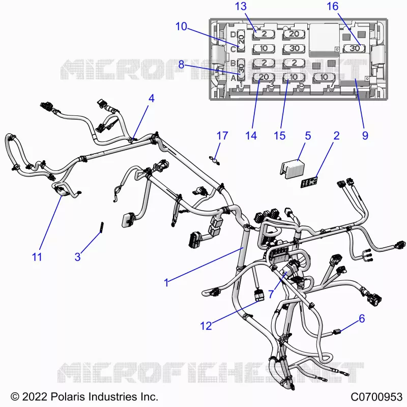 ELECTRICAL, WIRE HARNESSES, CHASSIS