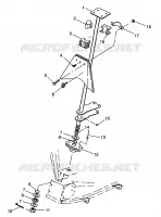 STEERING POST    XPRESS 300 W98CA28C (4945364536B010)