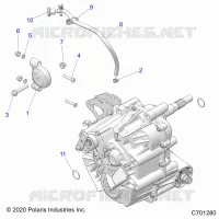 DRIVE TRAIN, MAIN GEARCASE MOUNTING