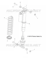 REAR SUSPENSION SHOCK MOUNTING