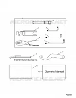 REFERENCES, TOOL KIT  AND OWNERS MANUALS
