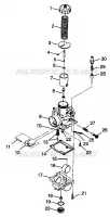 CARBURETOR XPLORER 300 W98CC28C (4945264526D006)