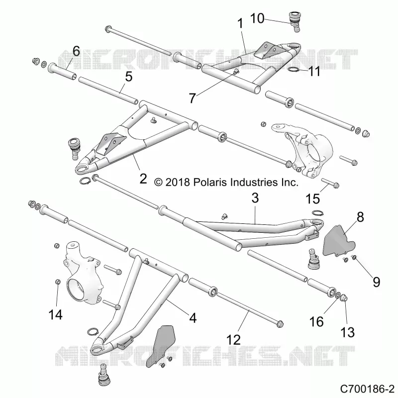 FRONT SUSPENSION CONTROL ARMS