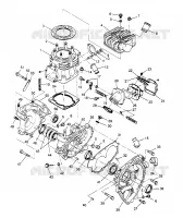 CRANKCASE AND CYLINDER SPORTSMAN 4X4 W948040 (4926842684C011)