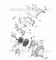 BLOWER HOUSING/RECOIL STARTER INDY LITE (4921332133030A)