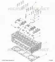 ENGINE, CYLINDER HEAD