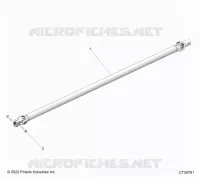 DRIVE TRAIN, FRONT PROP SHAFT