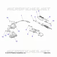 ENGINE, EXHAUST VALVE ASM. AND ACTUATOR