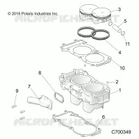 CYLINDER AND PISTON