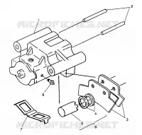 REAR BRAKE MAGNUM 6X6 W968744 AND SWEDISH MAGNUM 6X6 S968744 (4936073607C012)