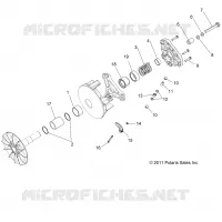 DRIVE TRAIN, PRIMARY CLUTCH