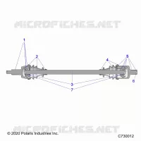 DRIVE TRAIN, FRONT HALF SHAFT