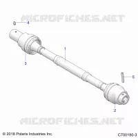 DRIVE TRAIN, FRONT PROP SHAFT
