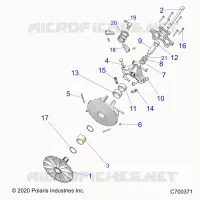 DRIVE TRAIN, PRIMARY CLUTCH