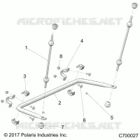 SUSPENSION, REAR STABILIZER BAR