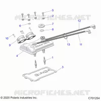 ENGINE, THROTTLE BODY AND VALVE COVER