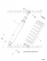 REAR SUSPENSION SHOCK MOUNTING