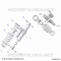 REAR SUSPENSION SHOCK MOUNTING