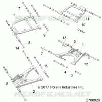 REAR SUSPENSION CONTROL ARMS