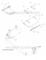 ENGINE, EXHAUST SYSTEM SHIELDS