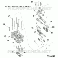 CYLINDER HEAD AND VALVES